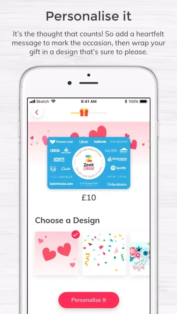 Zeek Shop - Send a Gift Screenshots
