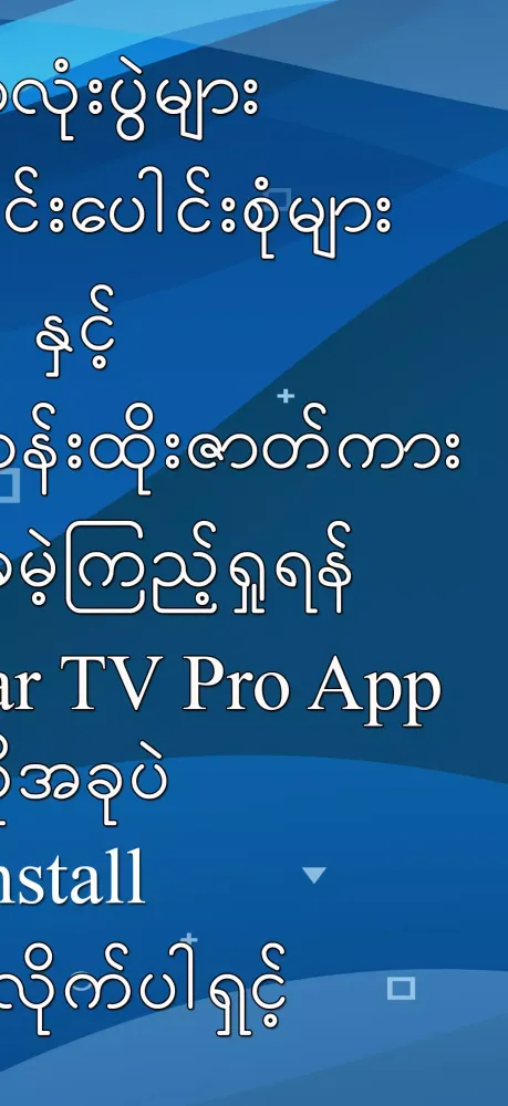 ภาพหน้าจอของ Myanmar TV Pro