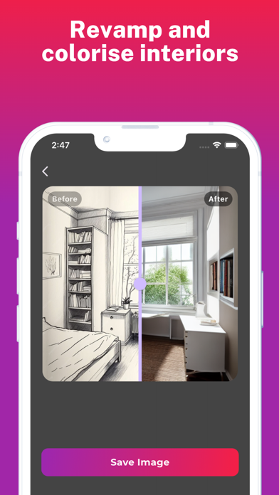 Ảnh chụp màn hình của AI Interior Design: Art2Life