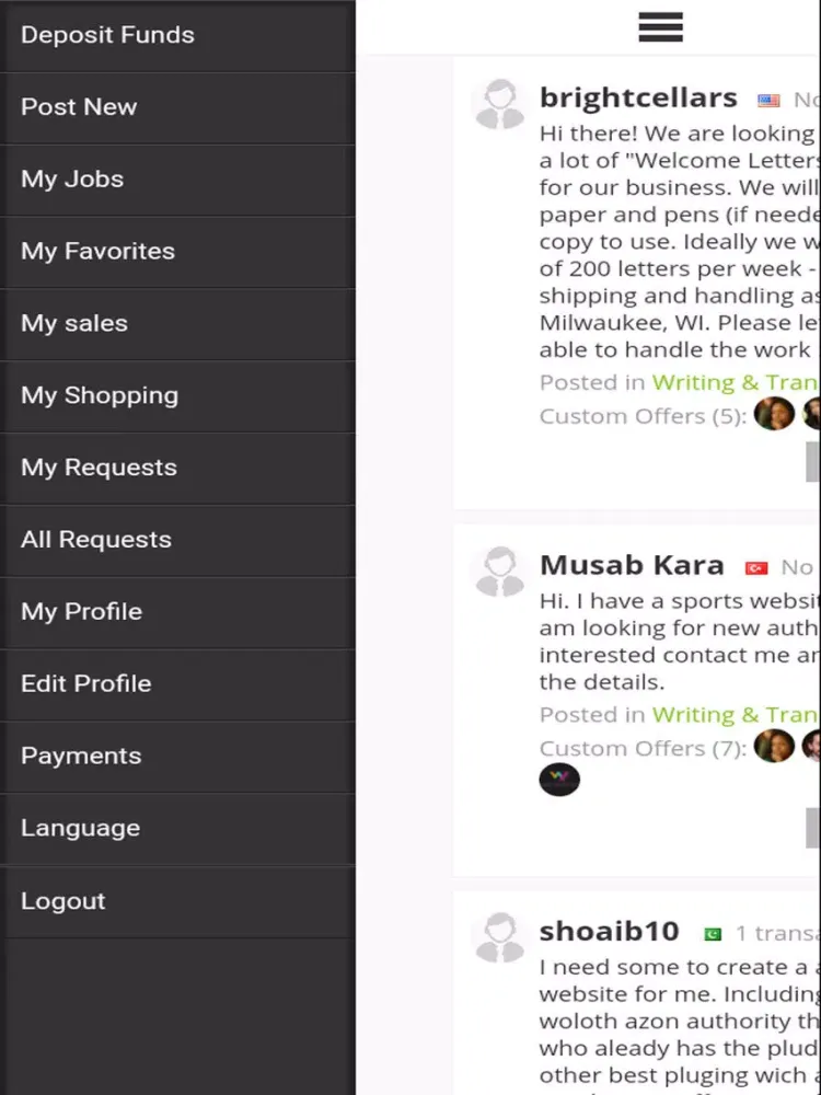 Screenshot di Zeerk - Micro Jobs and Freelance Services iPad 