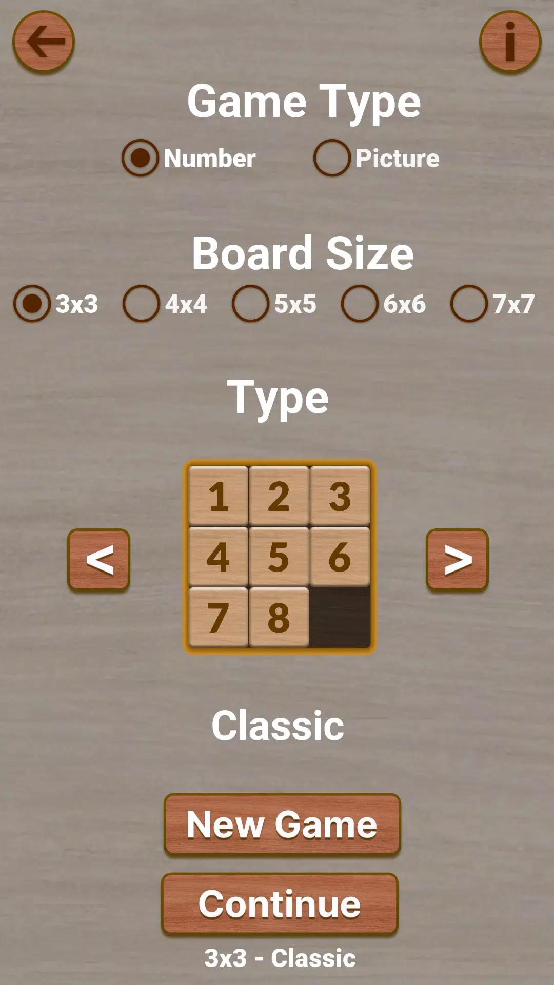 15 Puzzle -Sliding Puzzle Game Screenshots