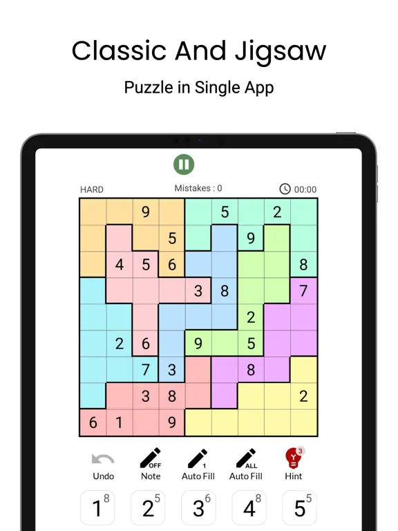 Sudoku - Sudoku Classic Puzzle iPad  Screenshots