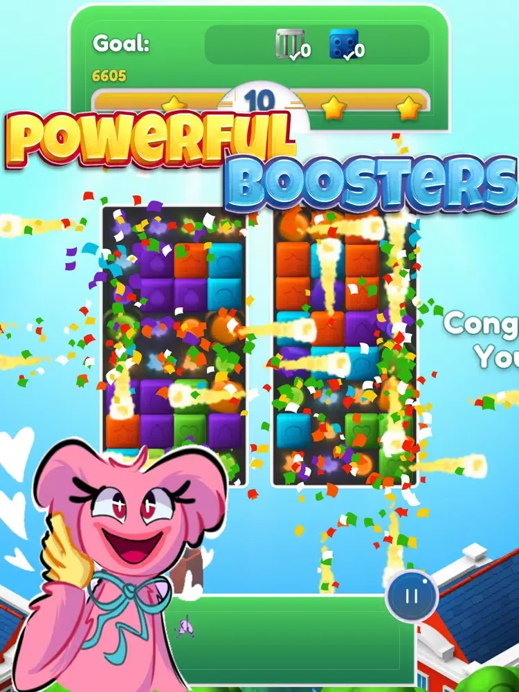 Ảnh chụp màn hình của Candy Town: HappyMod iPad 