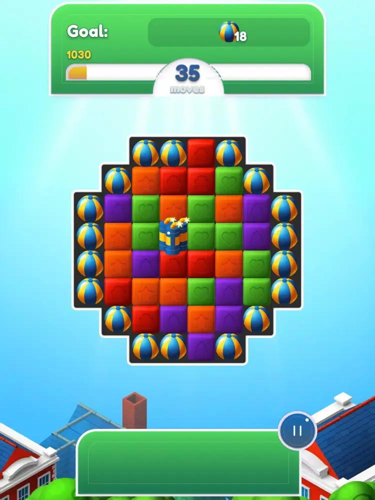 Ảnh chụp màn hình của Candy Town: HappyMod iPad 