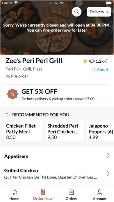 Zee's Peri Grill Arbroath Screenshots