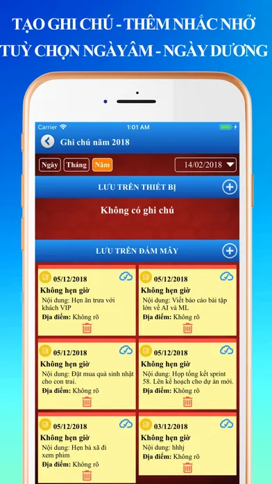 Capturas de tela do Lịch Vạn Niên 2024 - Lịch Âm