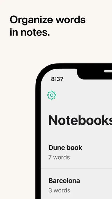 Wordnote Dictionary Ekran Görüntüleri