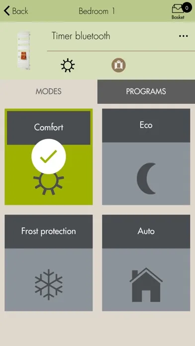ZEHNDER Control स्क्रीनशॉट