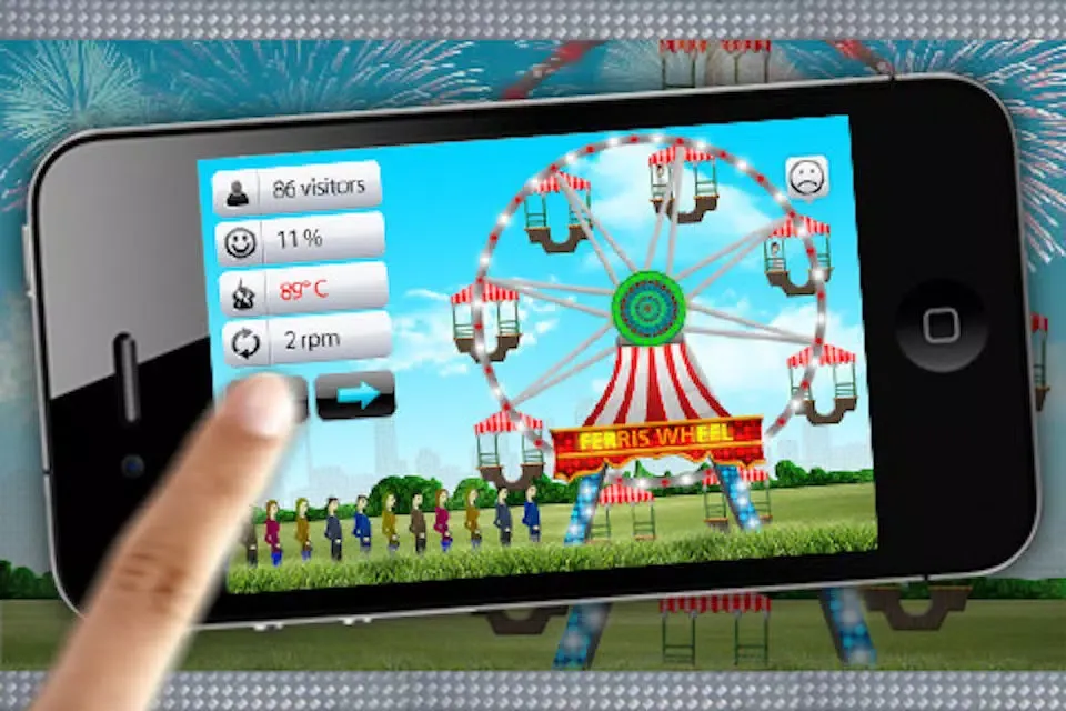 Capturas de tela do iRides Ferris Wheel FREE EDITION
