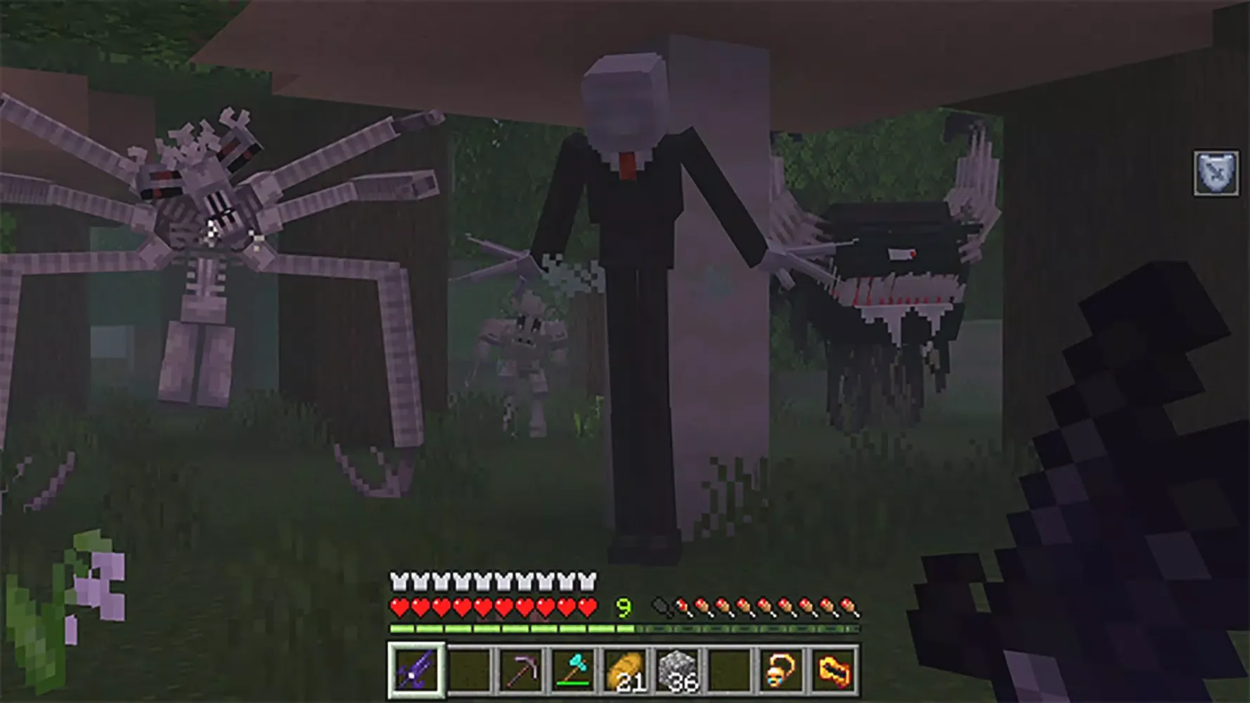 Capturas de tela do Horror mods for Minecraft