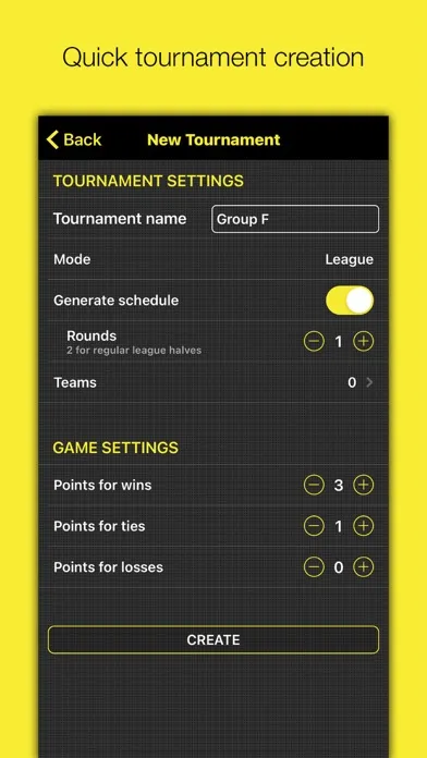 Screenshot di Champion – Tournament Manager