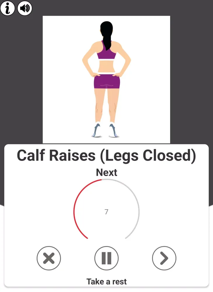 Slim Calves Workout in 30 Days Ekran Görüntüleri
