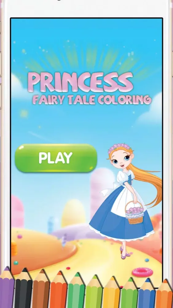 Princess Fairy Tale Coloring Book Ekran Görüntüleri