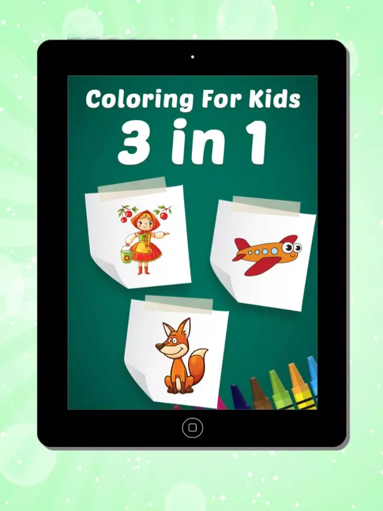 Coloring Book 3 in 1 iPad 應用截圖