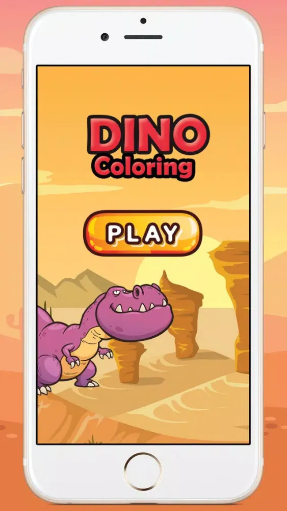 Скриншоты Coloring Pages Game Dinosaur for Girls & Boys