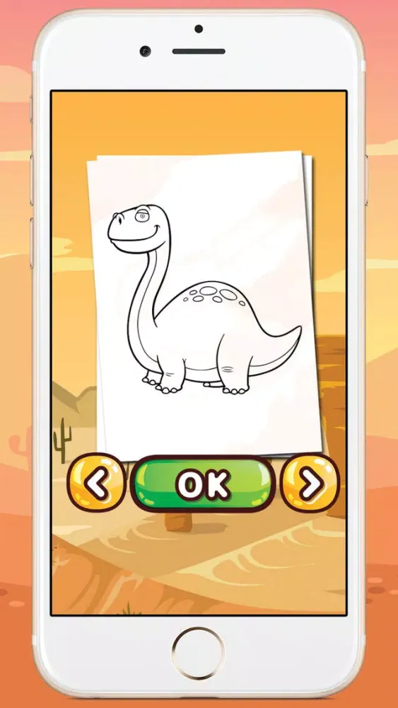 Скриншоты Coloring Pages Game Dinosaur for Girls & Boys
