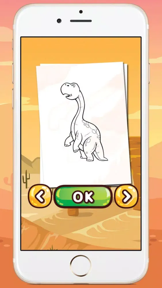 Скриншоты Coloring Pages Game Dinosaur for Girls & Boys