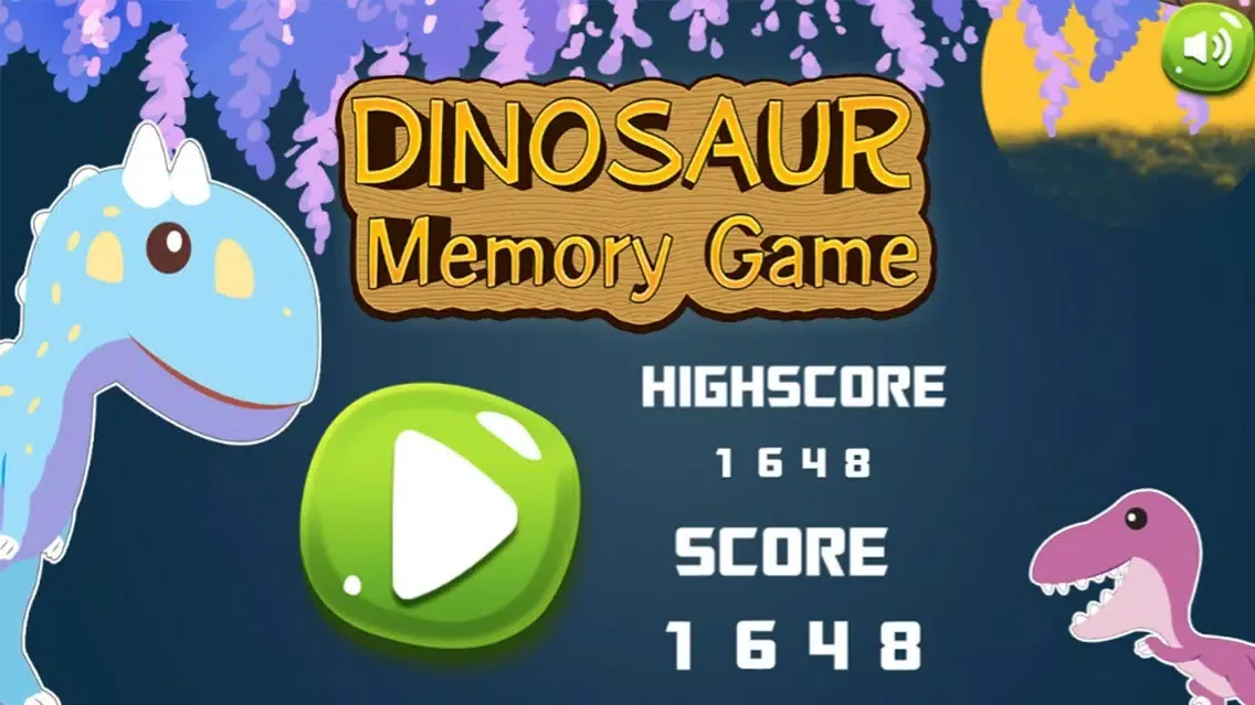 Dinosaur Memory Games应用截图