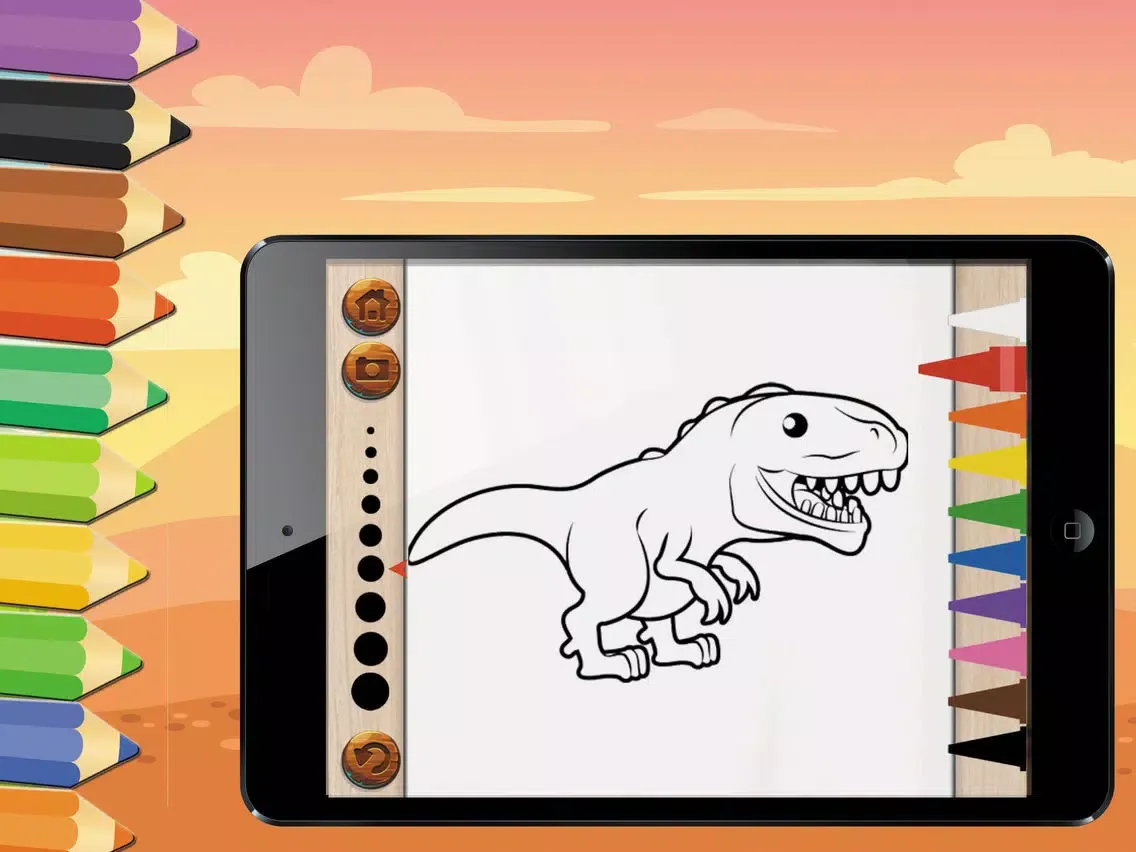 Game For Kids : Dinosaur Coloring Book iPad 應用截圖
