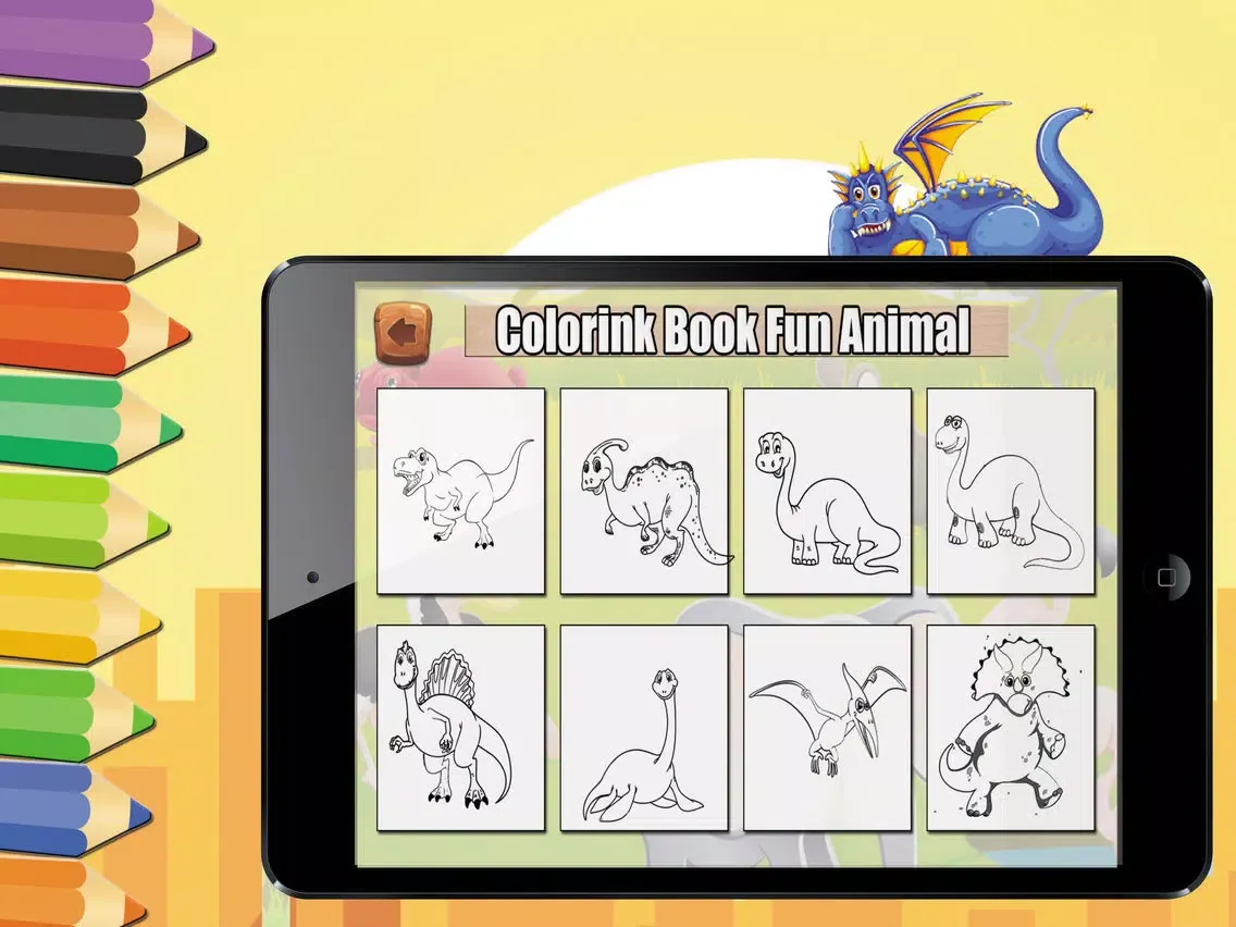 Zrzuty ekranu Kids Coloring Book : Fun Animal iPad 