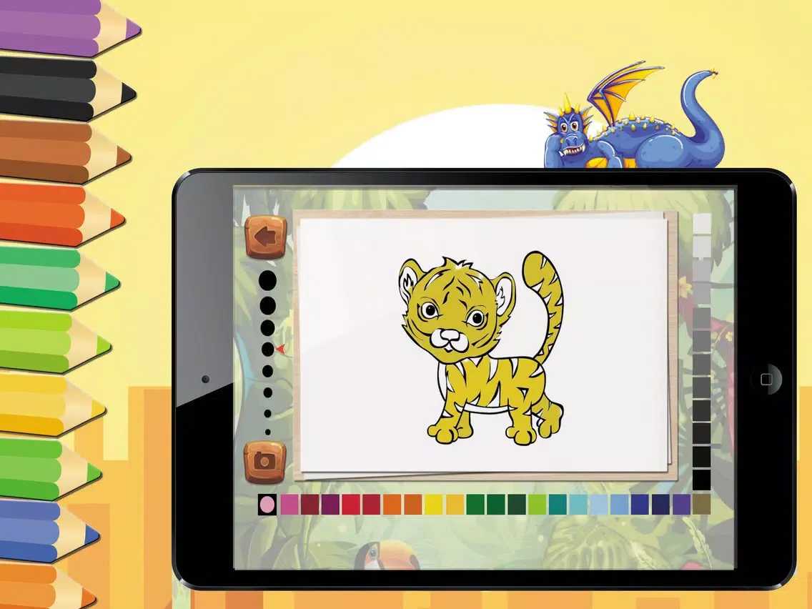 Zrzuty ekranu Kids Coloring Book : Fun Animal iPad 