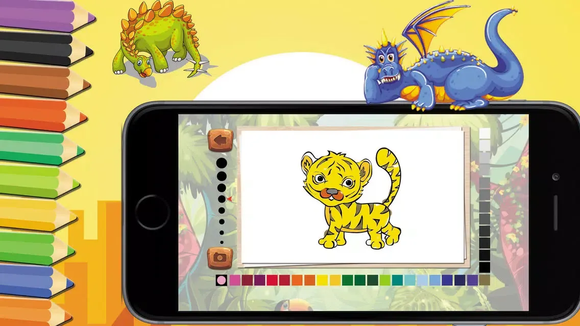 Zrzuty ekranu Kids Coloring Book : Fun Animal