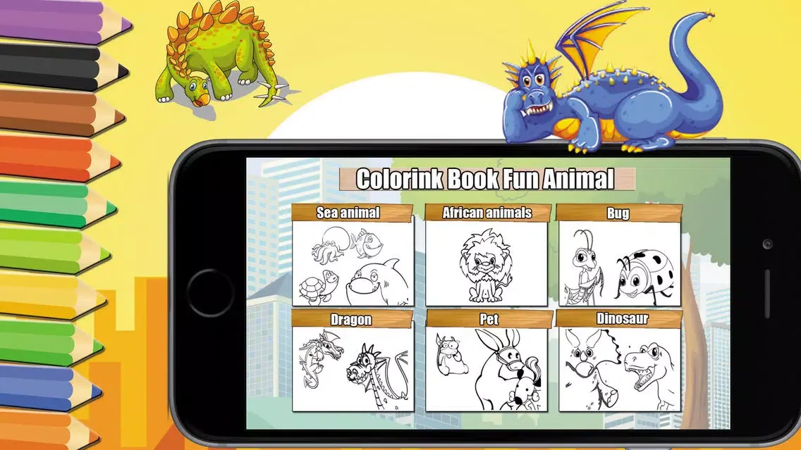 Zrzuty ekranu Kids Coloring Book : Fun Animal