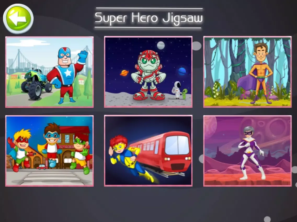 Super Hero Jigsaw Puzzle iPad  स्क्रीनशॉट