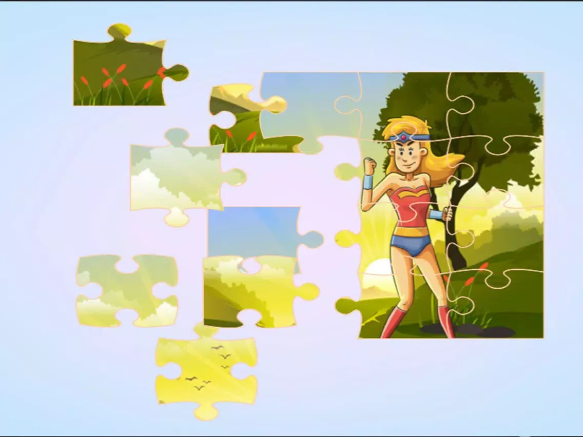 Super Hero Jigsaw Puzzle iPad  स्क्रीनशॉट
