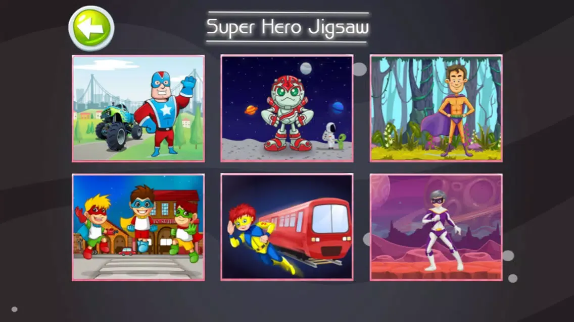 Super Hero Jigsaw Puzzle स्क्रीनशॉट