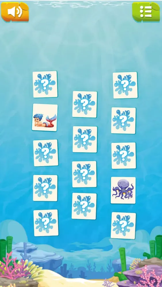 Capturas de tela do Mermaid And Friend Kids Memory