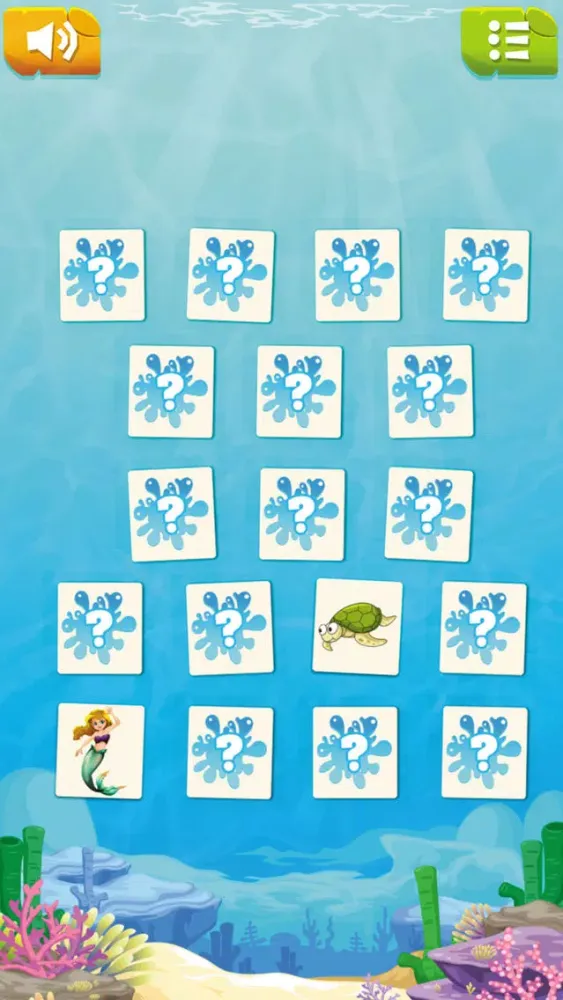 Capturas de tela do Mermaid And Friend Kids Memory