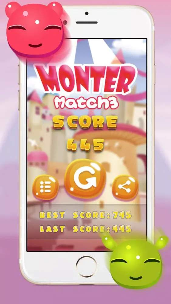 Monter Monster Match 3 Screenshots