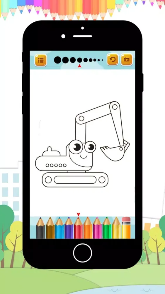 Скриншоты My Vehicles Coloring book