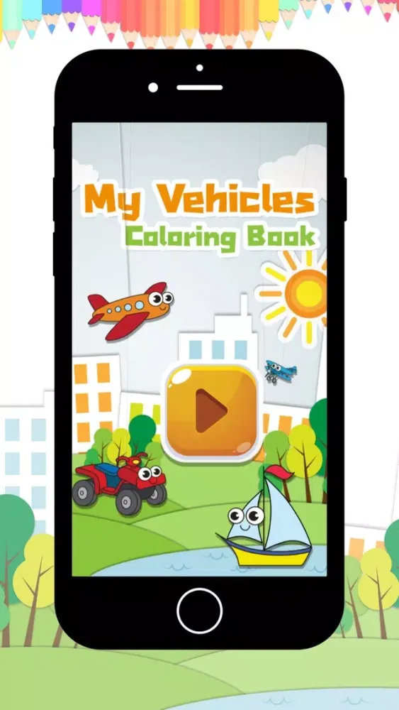 Скриншоты My Vehicles Coloring book
