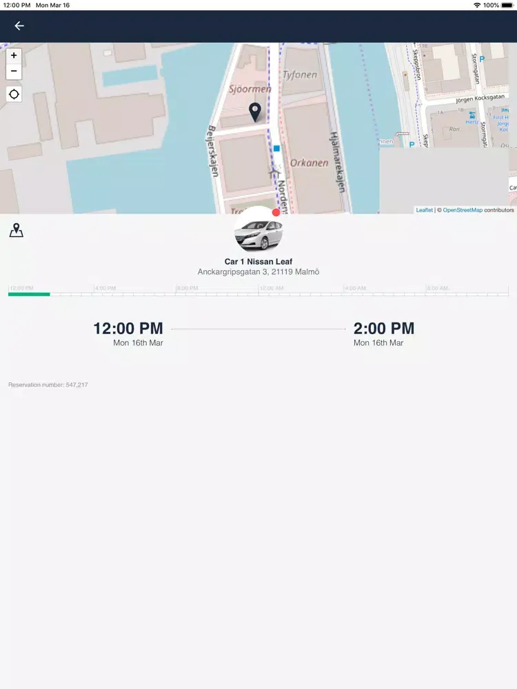 Zrzuty ekranu OurGreenCar iPad 