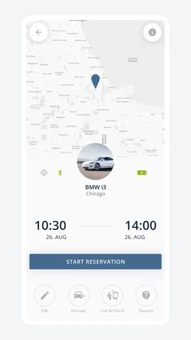 SGV Carshare Screenshots