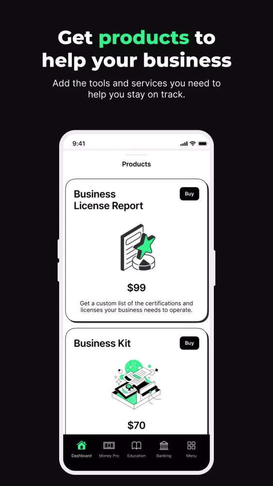 Скриншоты ZenBusiness