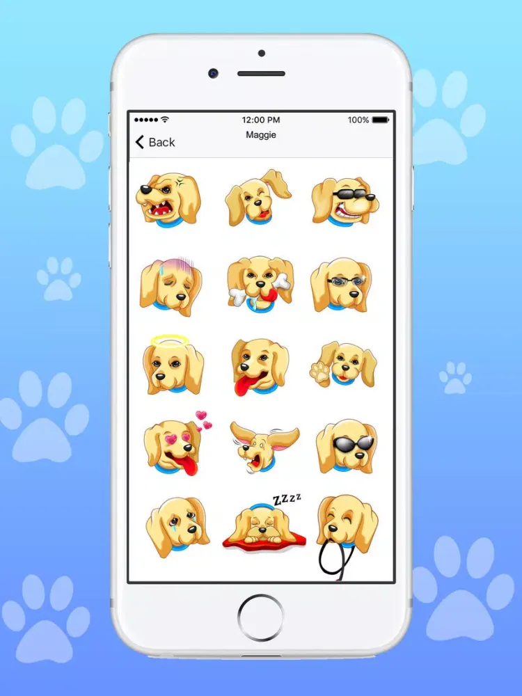 Captures d'écran de LabraMoji - Stickers & Keyboard For Labradors iPad 