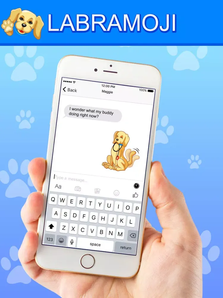 Captures d'écran de LabraMoji - Stickers & Keyboard For Labradors iPad 