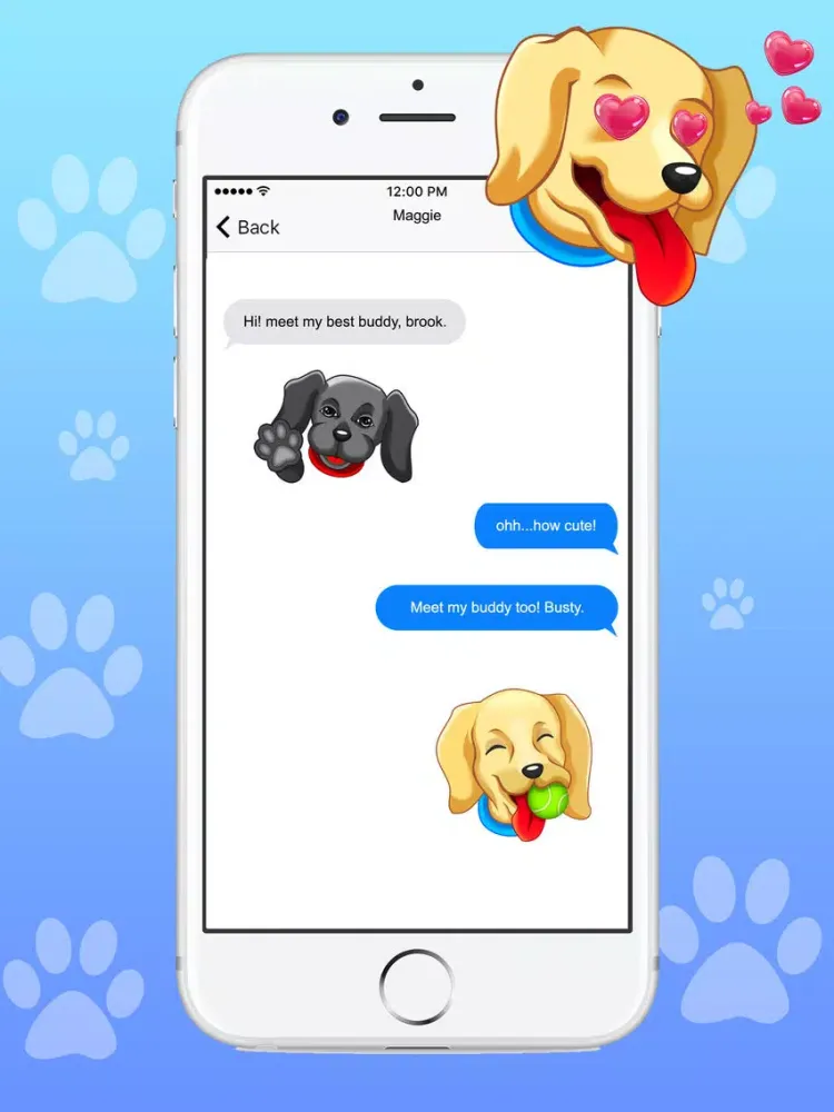 Captures d'écran de LabraMoji - Stickers & Keyboard For Labradors iPad 