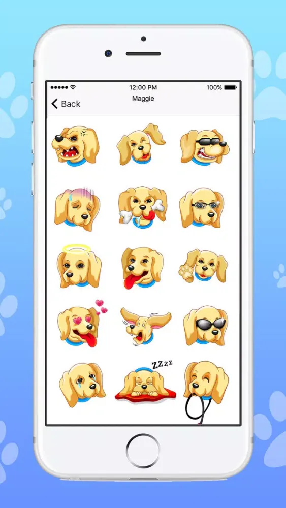 Captures d'écran de LabraMoji - Stickers & Keyboard For Labradors