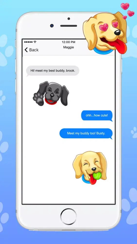 Captures d'écran de LabraMoji - Stickers & Keyboard For Labradors