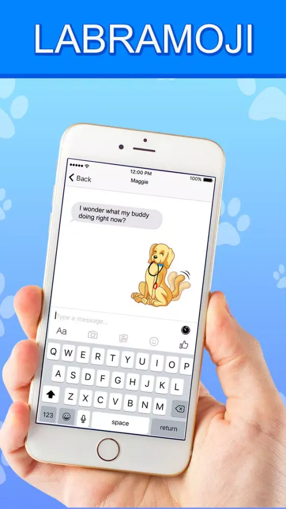 Captures d'écran de LabraMoji - Stickers & Keyboard For Labradors