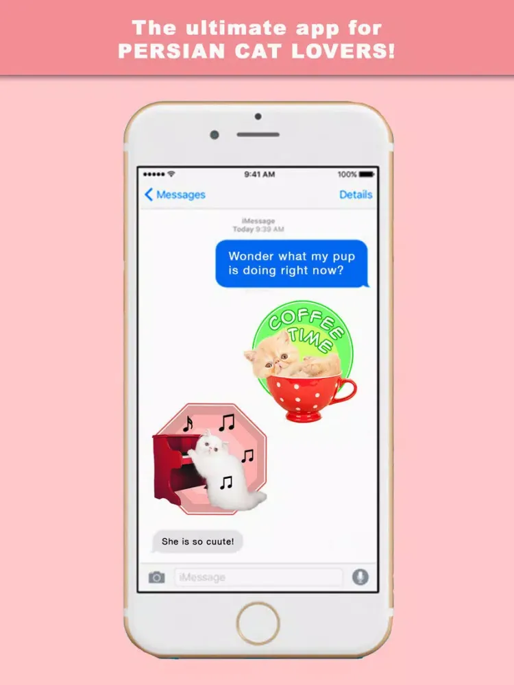 PersianMoji - Stickers & Keyboard for Persian Cats iPad  Screenshots