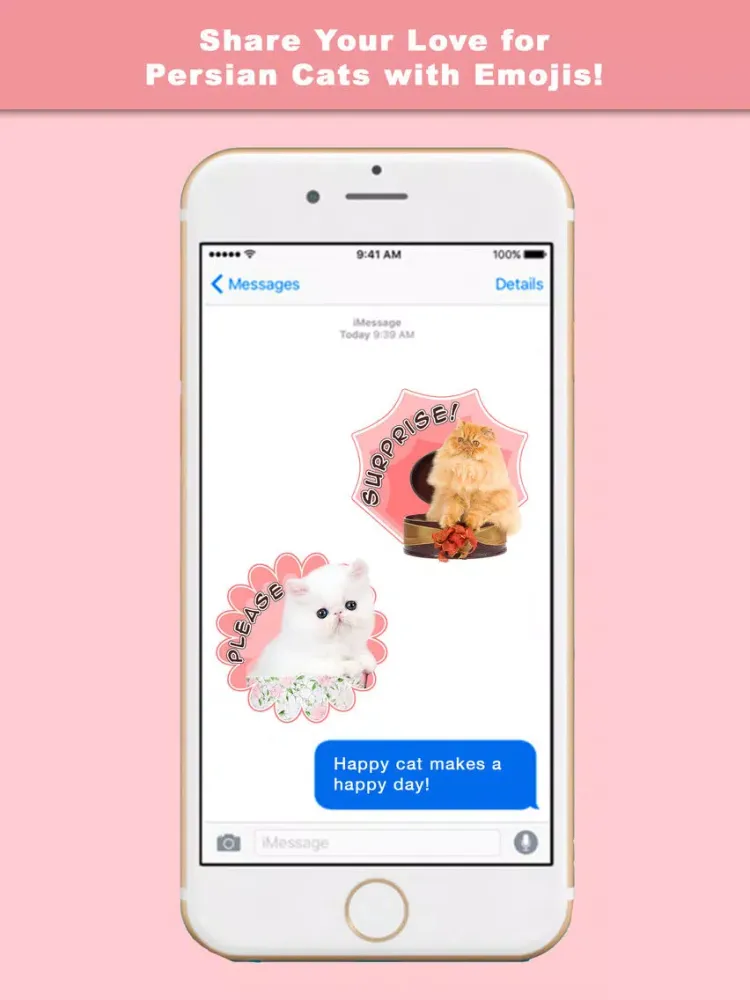 PersianMoji - Stickers & Keyboard for Persian Cats iPad  Screenshots