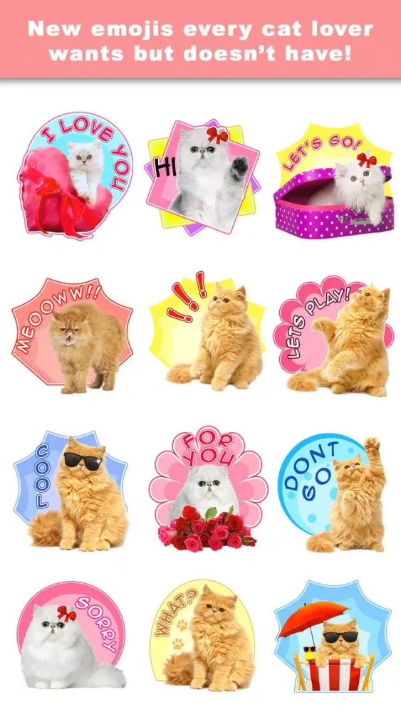 PersianMoji - Stickers & Keyboard for Persian Cats Screenshots
