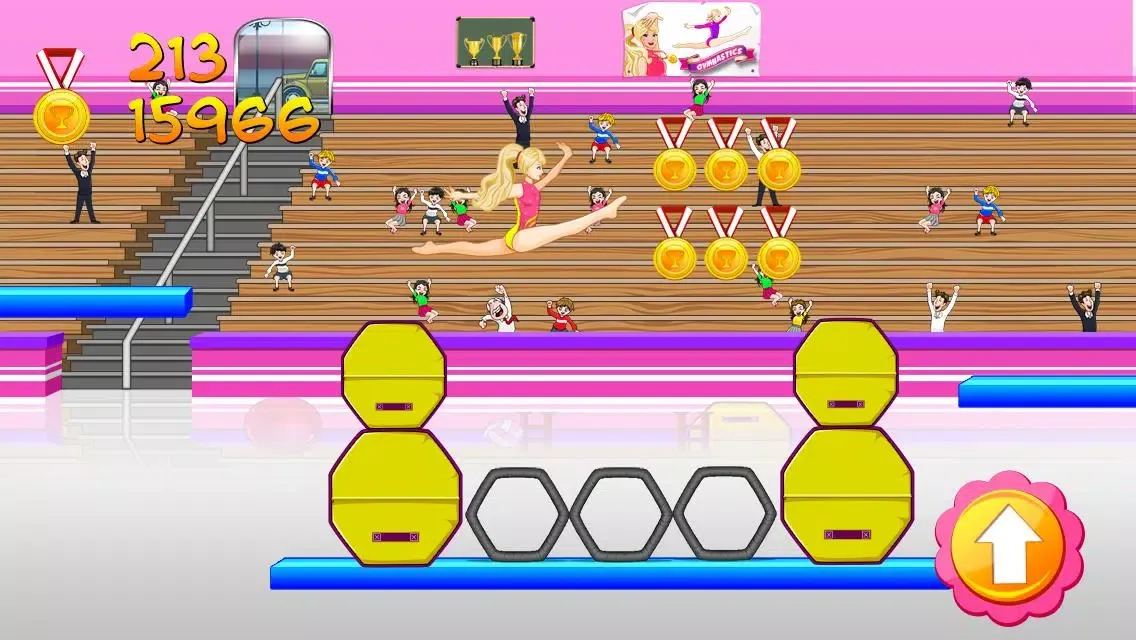 ภาพหน้าจอของ Amazing Princess Gymnastics