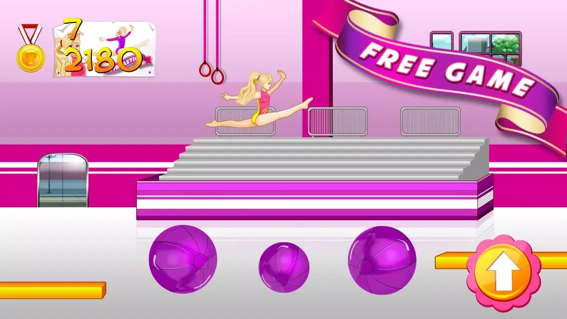 ภาพหน้าจอของ Amazing Princess Gymnastics