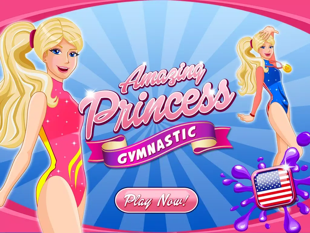 ภาพหน้าจอของ Amazing Princess Gymnastics